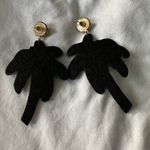 Lisi Lerch NEW Green and Gold Beaded Palm Tree  Statement Earrings Photo 2