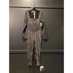 Victoria's Secret Victoria Secret Long-Sleeve Square Neck onsie jumpsuit Pure Black Blind XXL NWT Photo 3