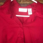 Chadwick's  Vintage 90's Red Button Down Shirt Women's Size 18W Photo 1