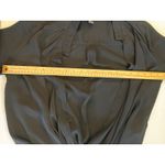 Forever 21  Black Blouse Long Sleeve Surplice Neckline Career‎ Top M Photo 6