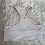 White Longline Sports Bra Front Laced Racer Back Sz Small? Photo 1