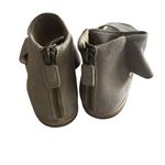 Eileen Fisher  Two Piece Ankle Mesh Strap Suede Open Toe Sandals Photo 8