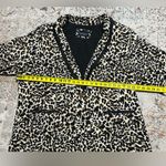 Eloquii  Leopard print Blazer Jacket size 26 plus size black tan animal print Photo 6
