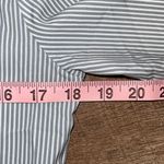 NWT Made with Love Womens Striped Tassel Tie Neck Tunic Dress Blue White Small Photo 6