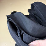 Antonio Melani  Black Lace Trim Silk Baby Doll Ruffle Strap Tank Top Size 8 Y2K Photo 3