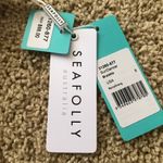 Seafolly  Australia Sun Dancer Spicy Orange 8 US Flower Bralette Bikini Swim Top Photo 3