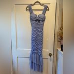Elegant Ruched Dress in Lavender Purple Size XS Photo 1