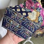 Vintage Lady Carol Petites Mixed Prints Open Front Jacket Dress w/ Belt Sz 10 Blue Photo 6