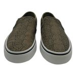 Vans  Asher Slip-on Sneaker Canvas Snake Print Kelp US Women's 6 Photo 3