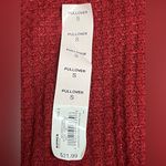 SO  Cozy Oversized Swing Red Top - Size Small - NWT Photo 5