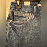 Good American  Good Classic Raw Hem High Rise Jeans Blue Skinnyish Fit Size 2/ 26 Photo 7