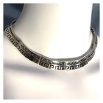 STERLING MID CENTURY MODERN CHOKER BRACELET EARRINGS COLLECTIBLE ARTICULATED SET Silver Photo 4