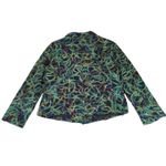 Vintage Kaktus Wearable Art Button Front Jacket Maximalist Women's Size XL Black Photo 1