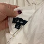 Lulus NWT  Dream Elegance White Ruched Rosette Drop Waist Maxi Dress Size Medium Photo 3