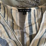 As You Wish Blue And White Striped Dress Photo 2