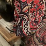 The Kooples Paisley Print Sheer Long Sleeve Blouse Size XS Photo 5