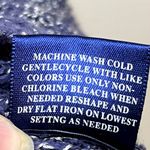 Beachy Loose Weave Knitted Tank Top Blue Marl XL Photo 5