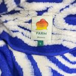 Farm Rio NWOT  Wool Blend Hearts Fleece Oversized Coat Size S Multicolor Photo 12