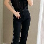 ZARA NWT  High waisted jewel detail jeans Photo 0