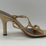 B.P. Womens Size 7 Beige Studded High Heel Sandals Photo 4