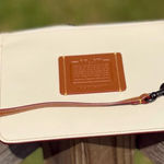 Coach Rogue 1941 Collection Detachable Zip Pouch – Chalk with Gunmetal Hardware Photo 0