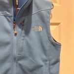 The North Face  Windwall Fleece Vest Women's Size L G Blue Zip Up Pockets Warm Photo 1