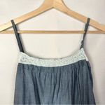 ZARA TRF Blue Chambray Sleeveless Romper M Photo 2