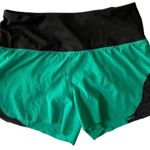 Lululemon Athletica Black and Teal Shorts Photo 0