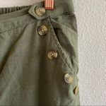 American Eagle Wide Leg Army Green Crop Pants Medium Photo 7