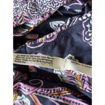 Soma Womens Tank Top Size M Navy Blue Lavender Orange Paisley Cool Nights NEW Photo 3