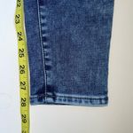 American Eagle Dark Acid Wash Ripped Knee High Rise Skinny Jeans Photo 8