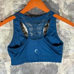 ZYIA‎ Active Teal Blue Racerback Sports Bra Bomber Comfortable Small Padded Photo 1