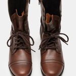 Steve Madden Troopa Brown Leather Boots Photo 2