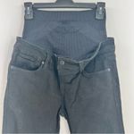 Blanqi Denim Maternity Postpartum Belly Support Skinny Jeans black Wash Size 8 Photo 1