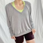 Free People  Santa Clara Thermal Top Grey Photo 3
