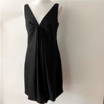 Calvin Klein Black Cocktail Dress 6 Retro 20s Minimalist Y2K  Formal Party LBD Photo 6