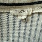 Anthropologie  Pilcro Oversized Striped Splice Henley Top Neutral Size Small Photo 7
