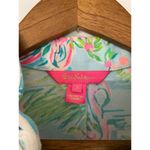 Lilly Pulitzer  Jane Shift Floridita Embroidered Half Zip Flamingo Dress A-Line 2 Photo 6