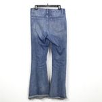 Vervet High Rise Raw Hem Flare Jean Size 31 Blue Photo 1