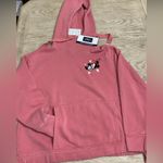 Charles River Apparel  Pink Hoodie with Mickey Mouse Design Photo 4
