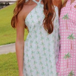 Fancy d palm tree dress Green Size XS Photo 0