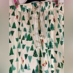 Old Navy Christmas Trees & Elf Flannel Pajamas PJ Lounge Leisure Pants Sz Lg NWT Photo 2