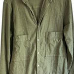 Frank & Eileen Northern Ireland Jumpstuit Italian Sage Linen Medium Green Photo 2