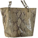 Michael Kors Snake Skin Tote Style Purse - Flaw Photo 2
