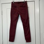Anthropologie  AG purple/maroon The Abbey Ankle mid-rise super skinny size 27R. Photo 10