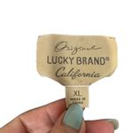 Lucky Brand  Gray Long Sleeve V-Neck Pullover Casual Knit Sweatshirt Women Sz XL Photo 7