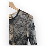 Michael Costello X REVOLVE Hillary Gown Sheer Maxi Lace Satin NWT Photo 4