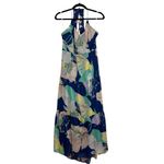 NWT Lulus Hours of Flowers Blue Multi Floral Lace Photo 3