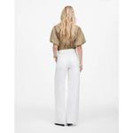 Madewell NWT Petite Superwide-Leg Jeans: Airy Denim Edition In Tile White 27P Photo 2