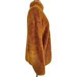 Victoria’s Secret PINK Plush Teddy Full Zip Mock Neck Oversized Sherpa Jacket M Brown Size M Photo 6